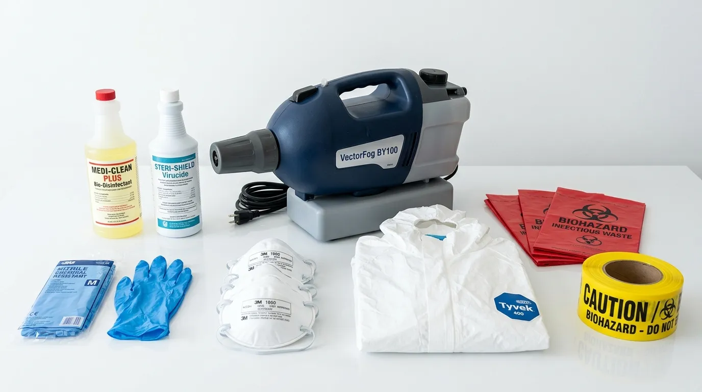 Professional biohazard remediation crew working in Bala Cynwyd