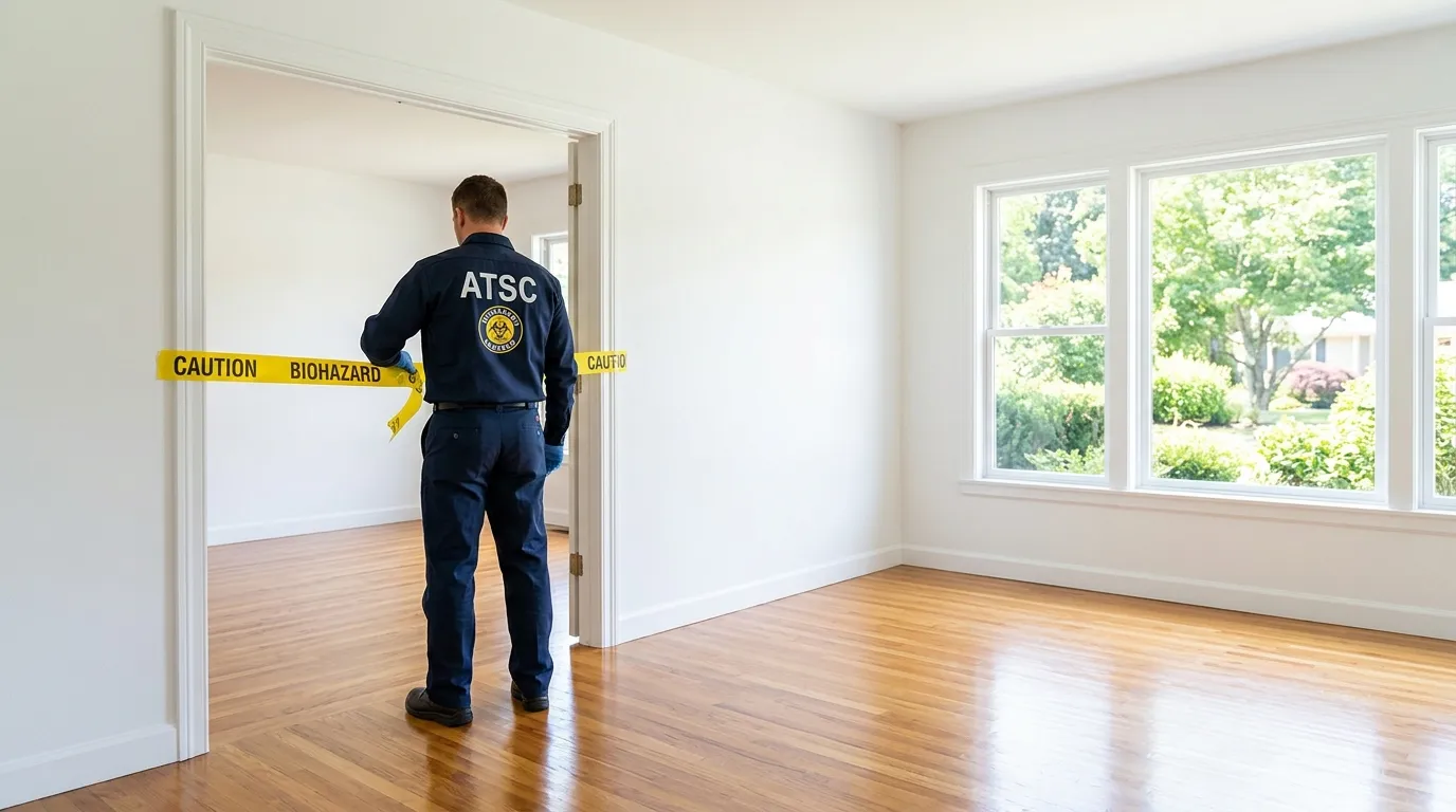 Certified biohazard cleanup crew performing Trauma Scene Cleanup in Bala Cynwyd